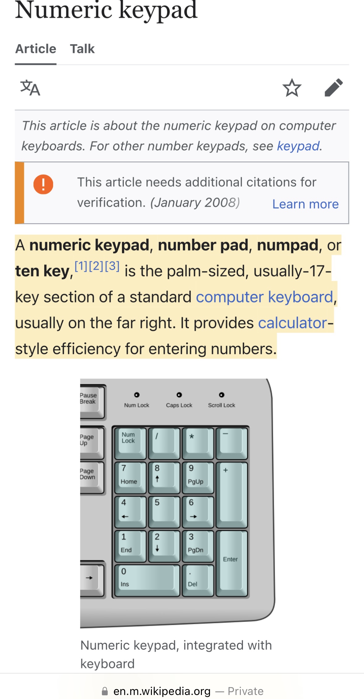 USB Numeric Keypad for computers image indicator(2)