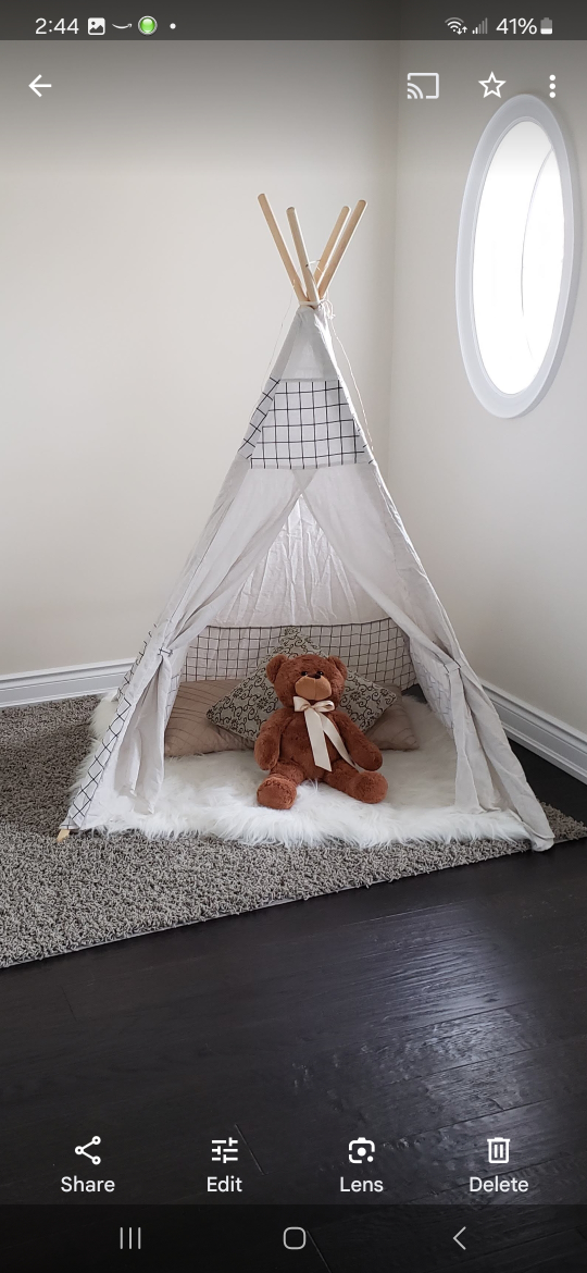 Teepee for kids 🥕
