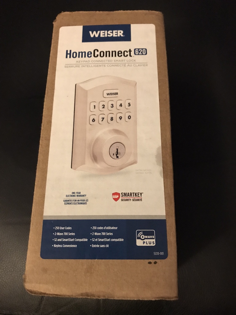 Weiser  home connect 620 digital electric dead bolt