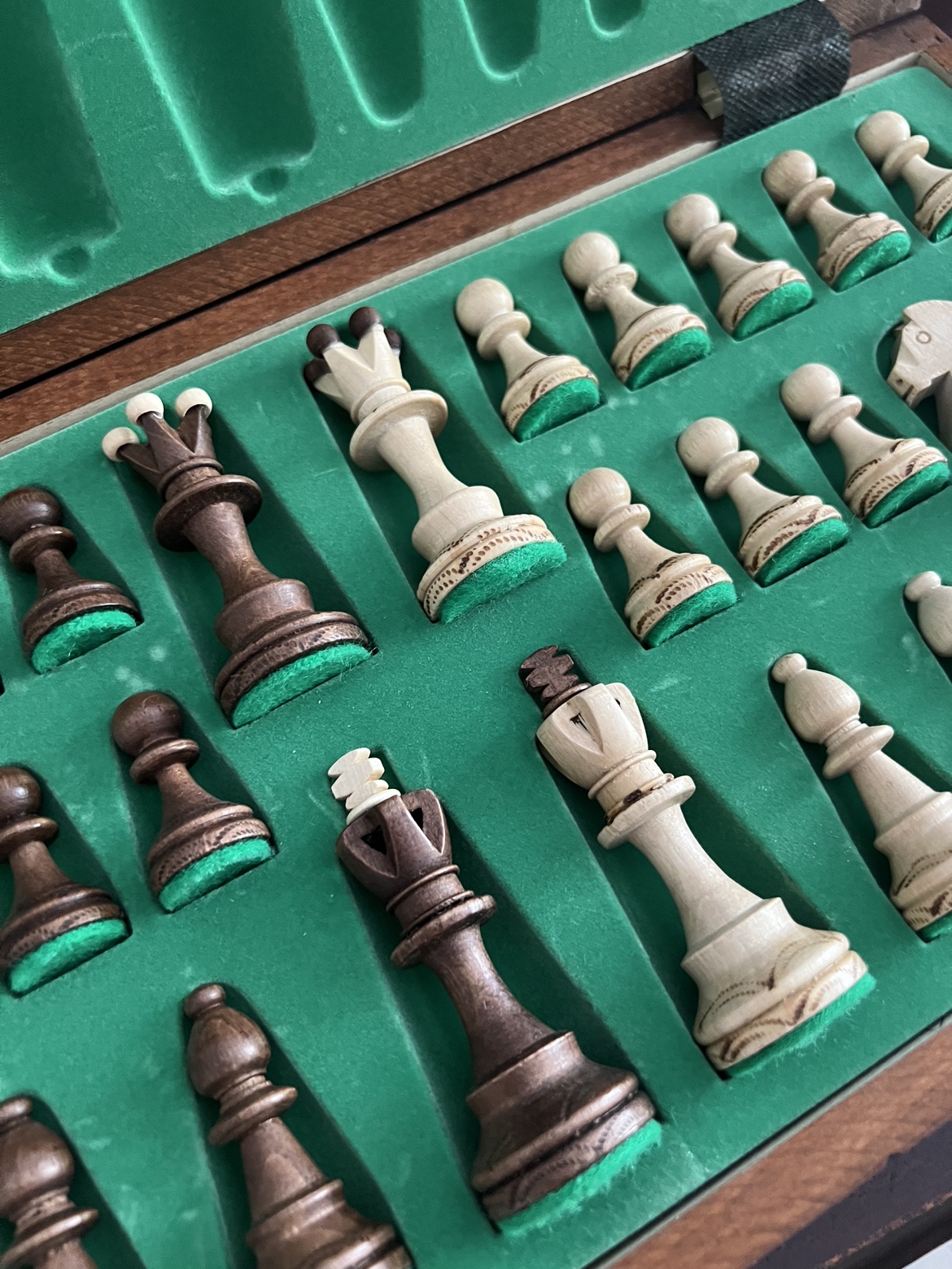 Chessboard set solid wood hand made - photo 3