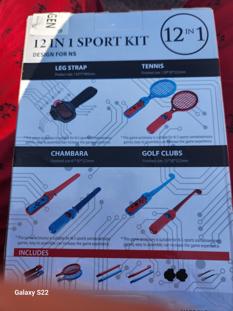 Nintendo switch sports kit BNIB image indicator(3)