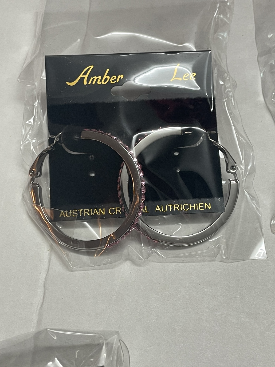 Amber lee Austrian crystal jewelry lot of 9 image indicator(8)