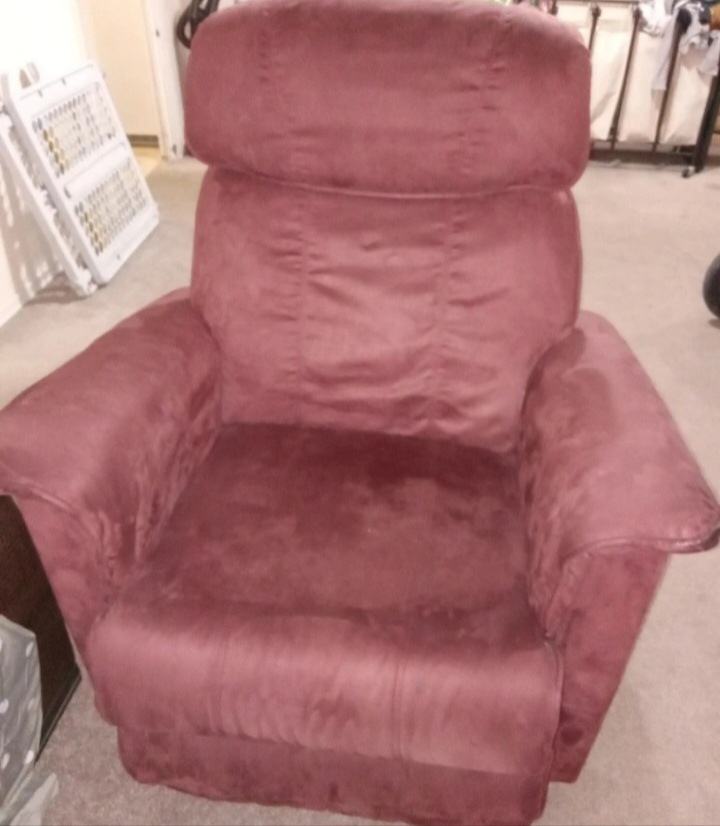 Suede Remote controlled recliner