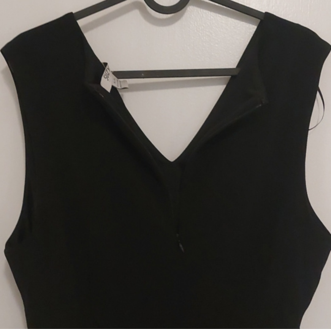 Suzy Shier Sleveless Black Dress XL image indicator(3)