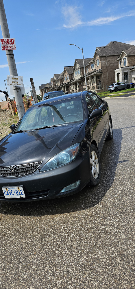 Black Toyota Camry