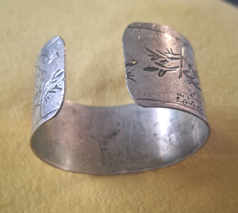 ⚽️Silver Artisanal Cuff Bracelet image indicator(3)