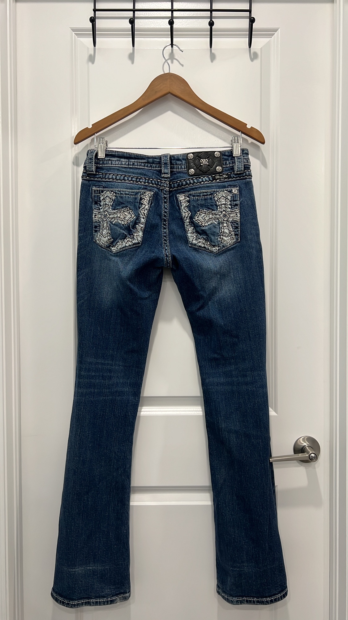 Y2K Miss Me boot cut jeans size 29 image indicator(4)