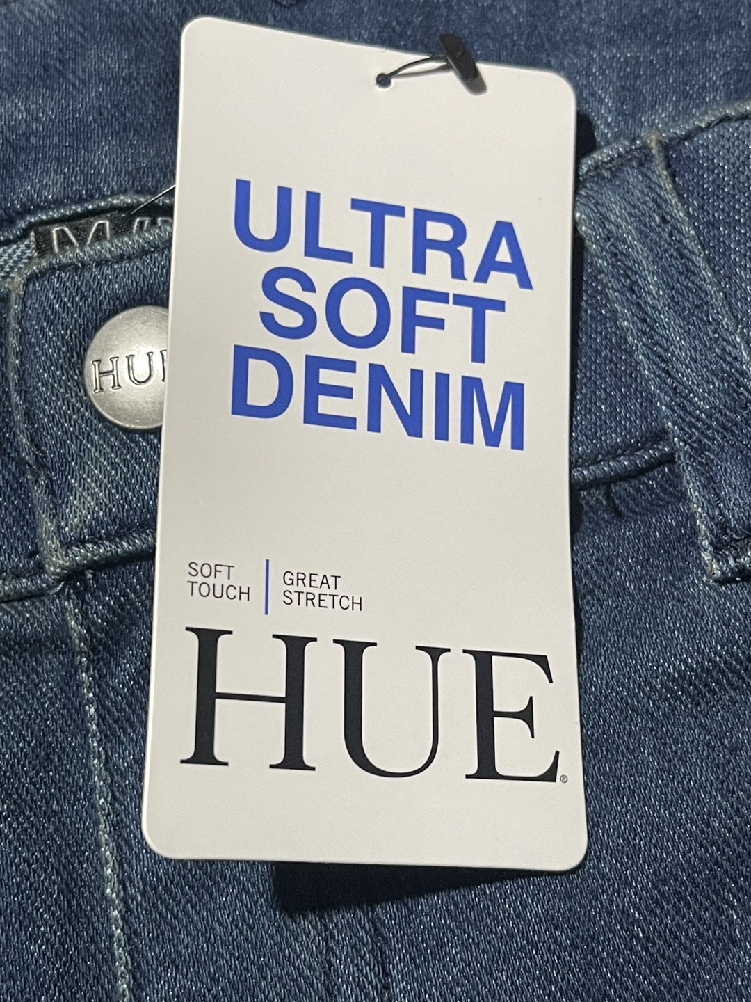 (NEW)HUE Ultra Soft High Waist Denim Legging image indicator(2)