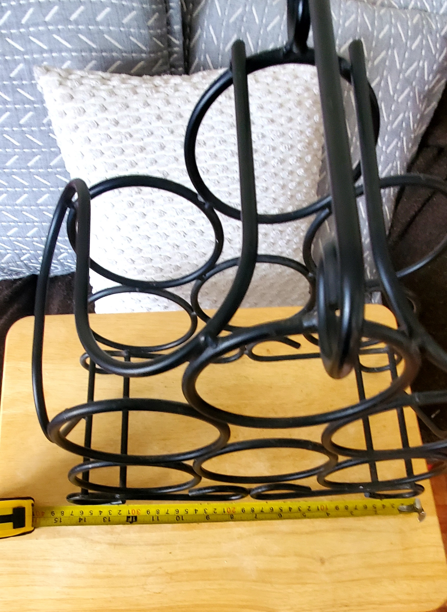 Countertop Metal Wine Rack - Holds up to 6 bottles - photo 5