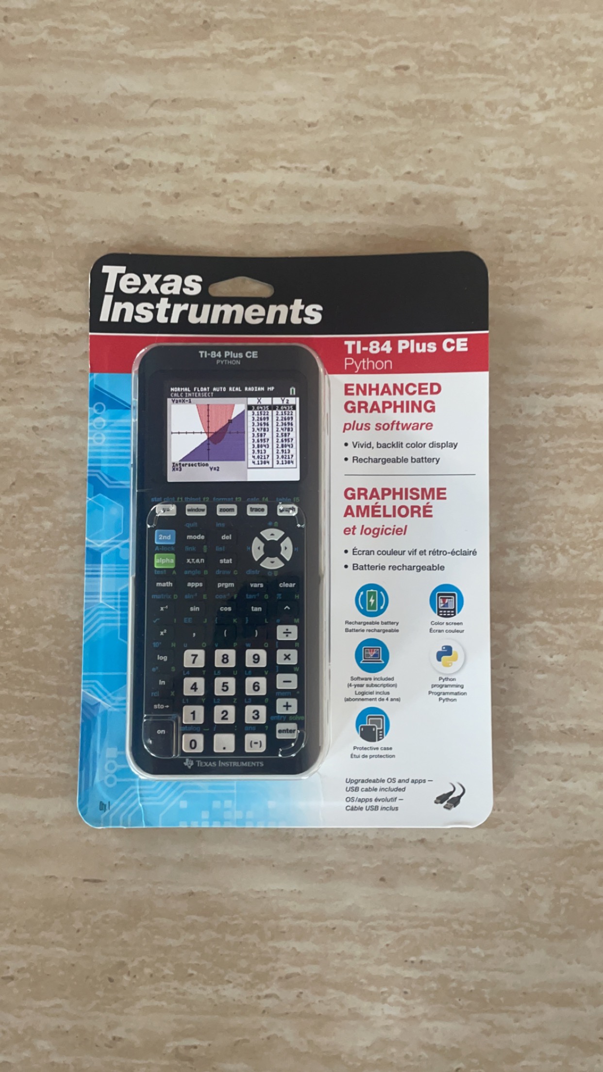 Brand new Ti-84 plus CE graphing calculator