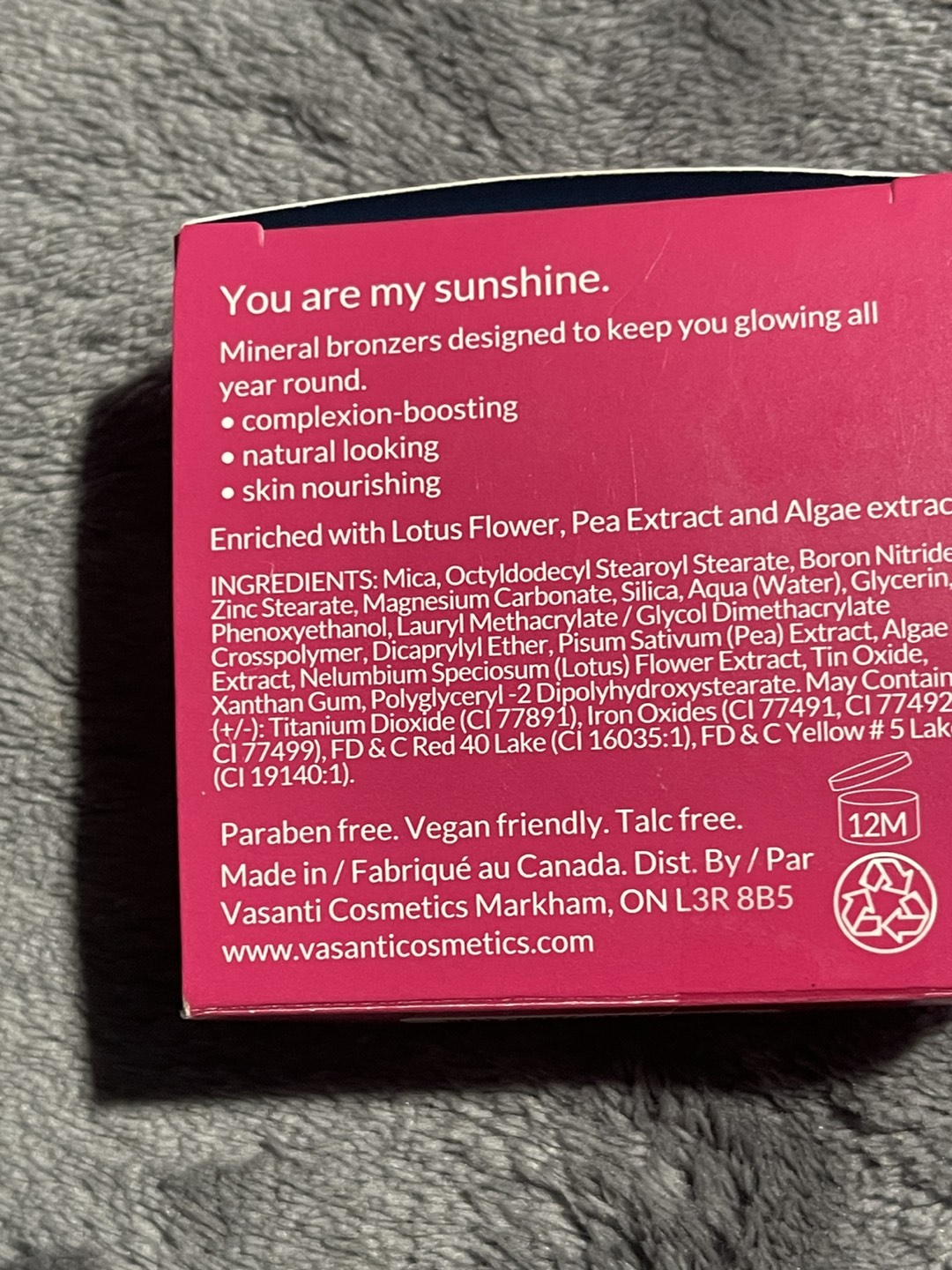 VASANTI  Mineral Bronzer(NEW) image indicator(4)