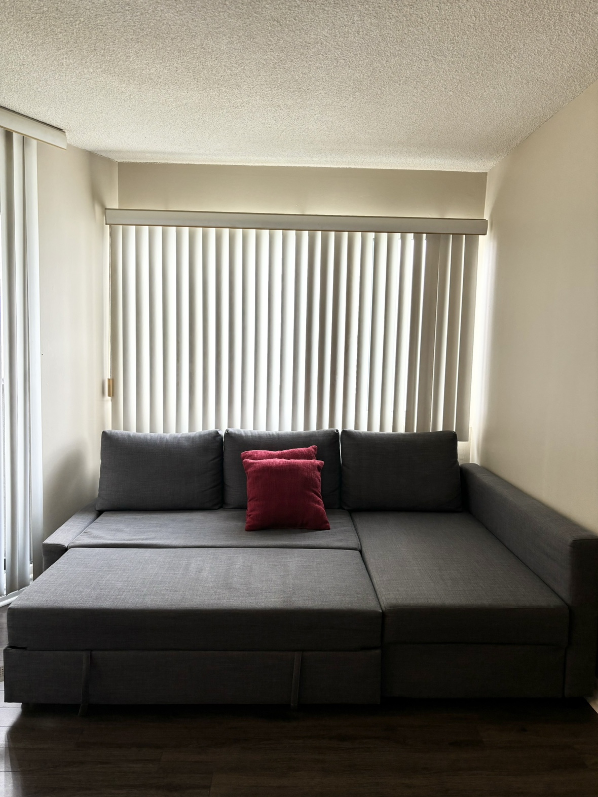 Grey Sofa bed from Ikea (includes storage) - photo 2