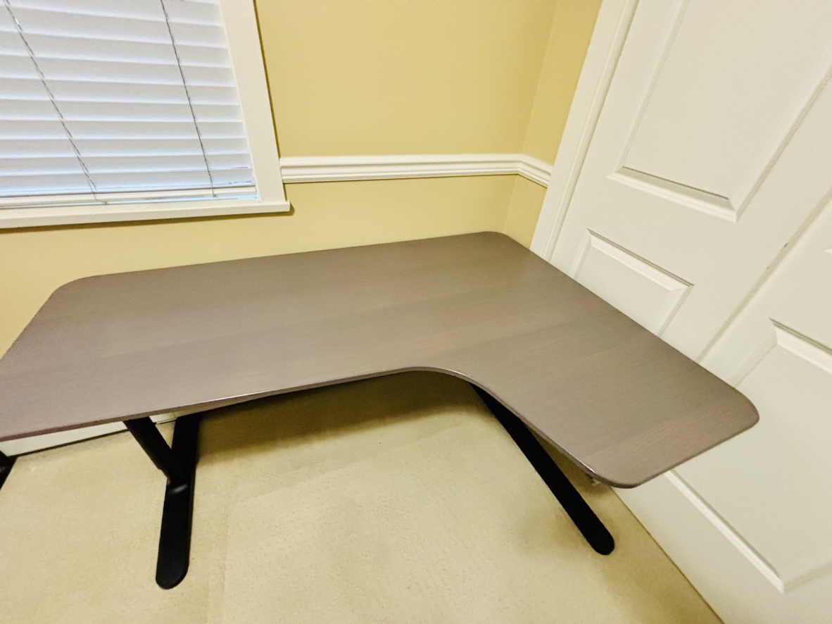 IKEA study / office desk table .Height adjustable..
