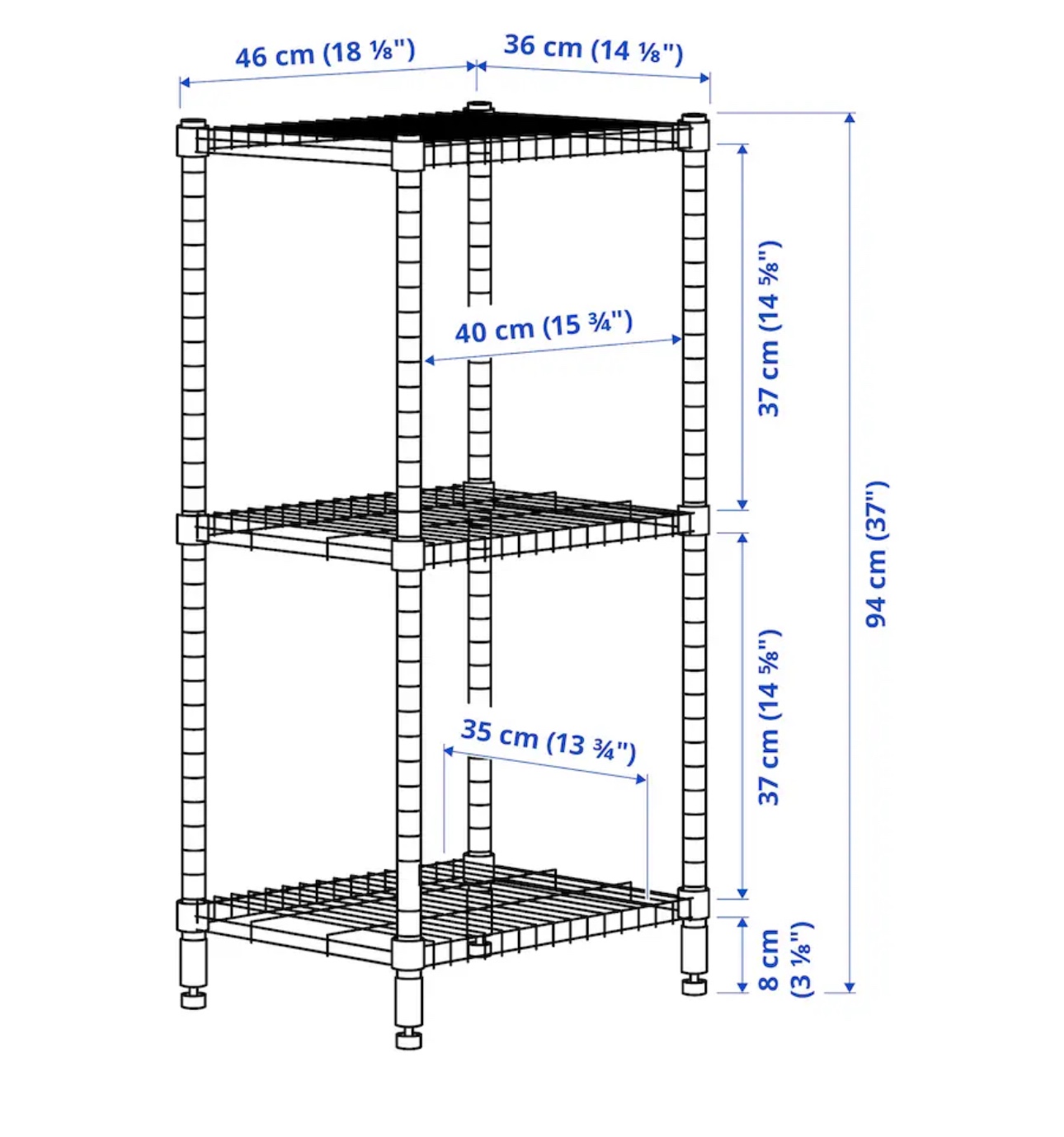 2 sets of Storage shelves - photo 4