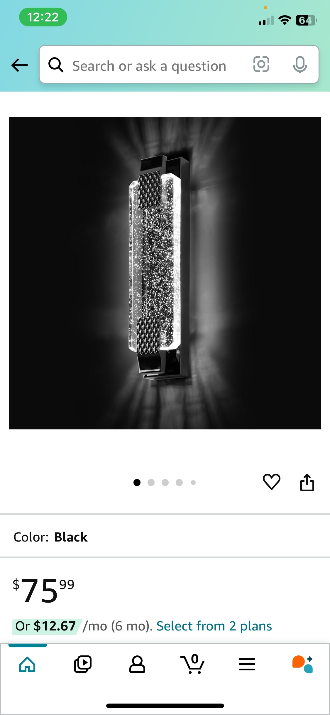 Crystal Bubble Wall Sconce - photo 5