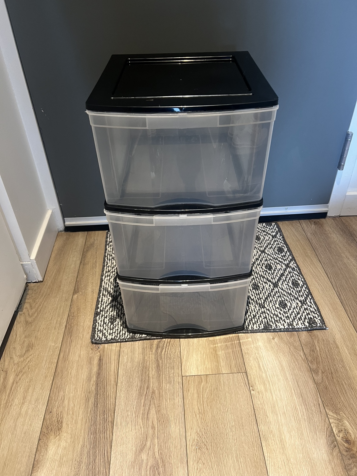 3- Drawer storage cart 24 inch