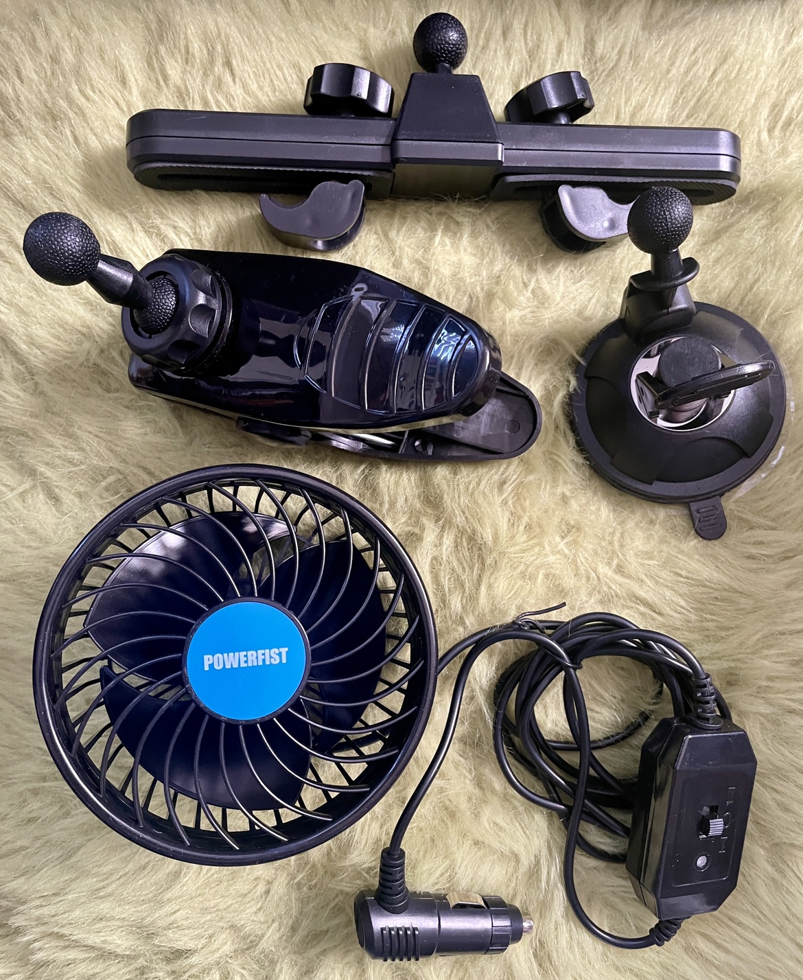 12V Suction Cup Automatic Fan image indicator(3)