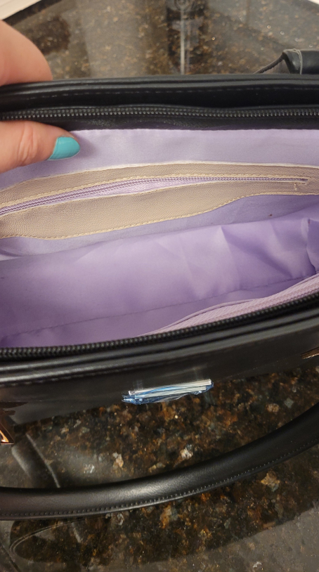 Brand new women's black purse (faux leather) ⚽ image indicator(6)