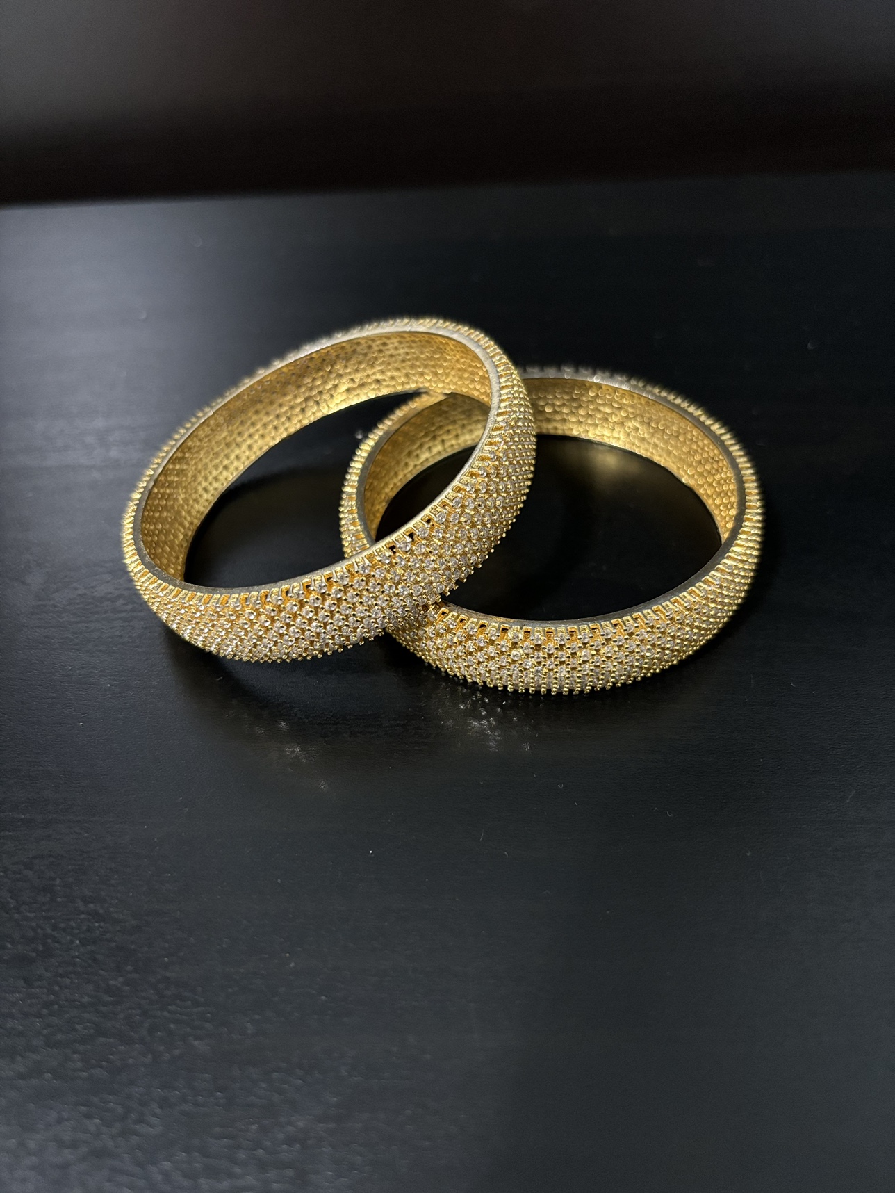 Pure gold plated bangals thumbnail