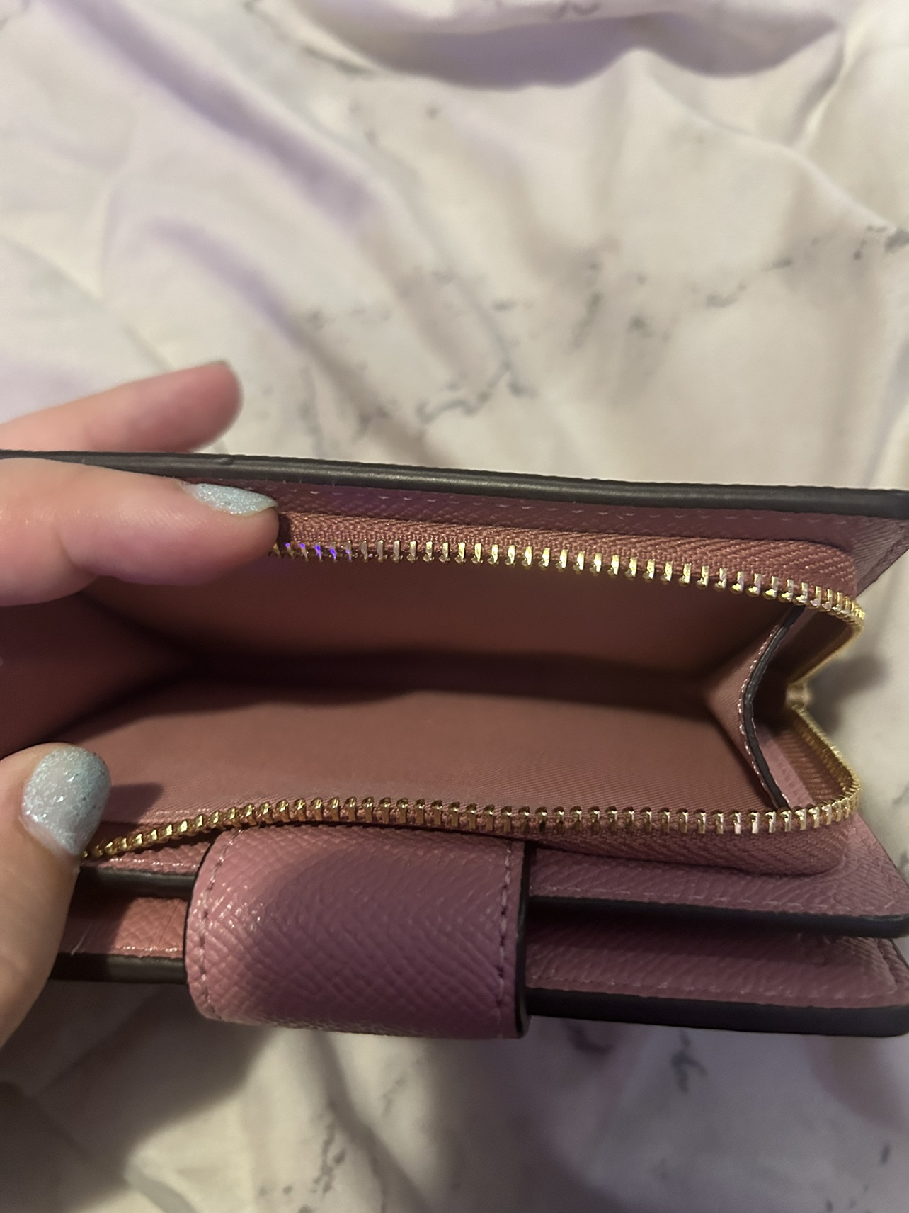 Coach medium corner zip wallet - photo 3