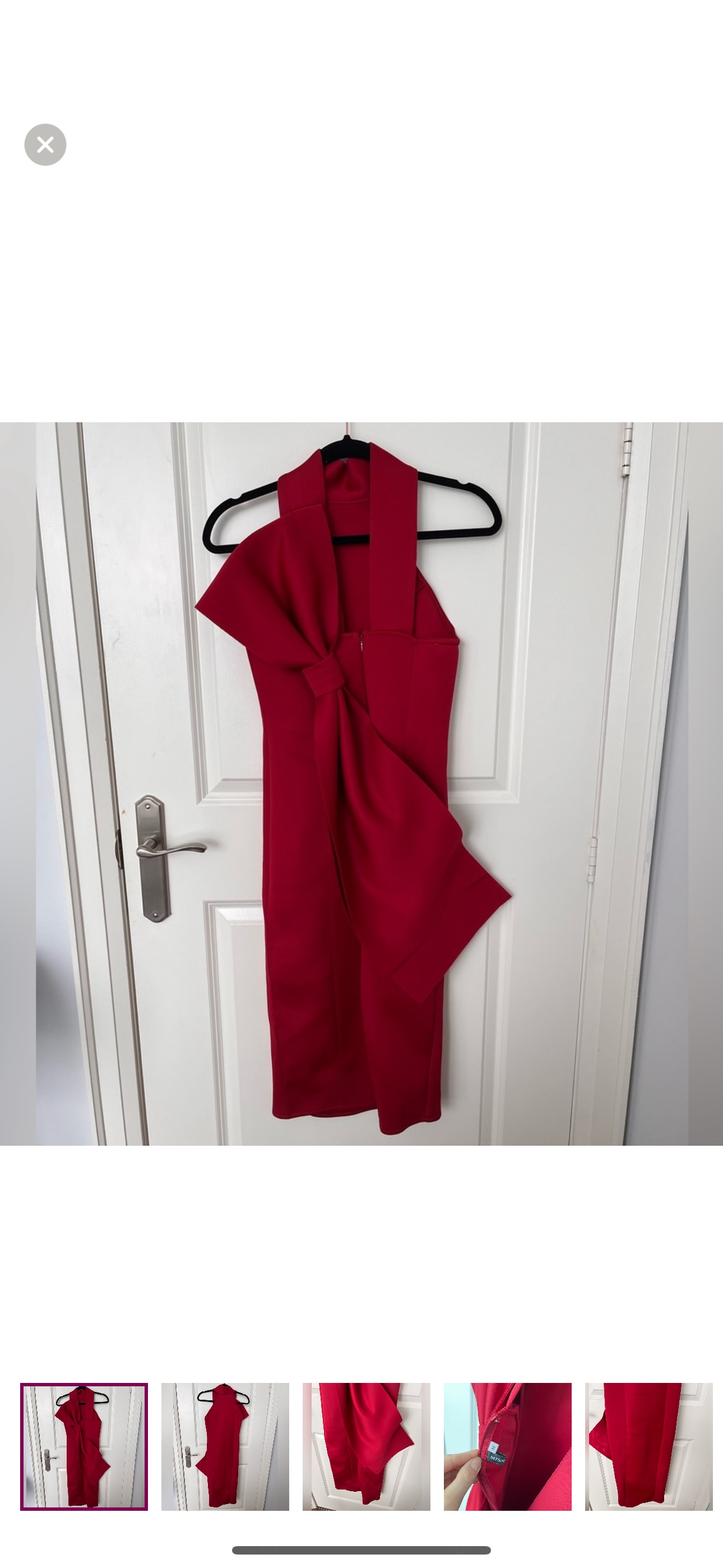 Red Bow tie Dress thumbnail