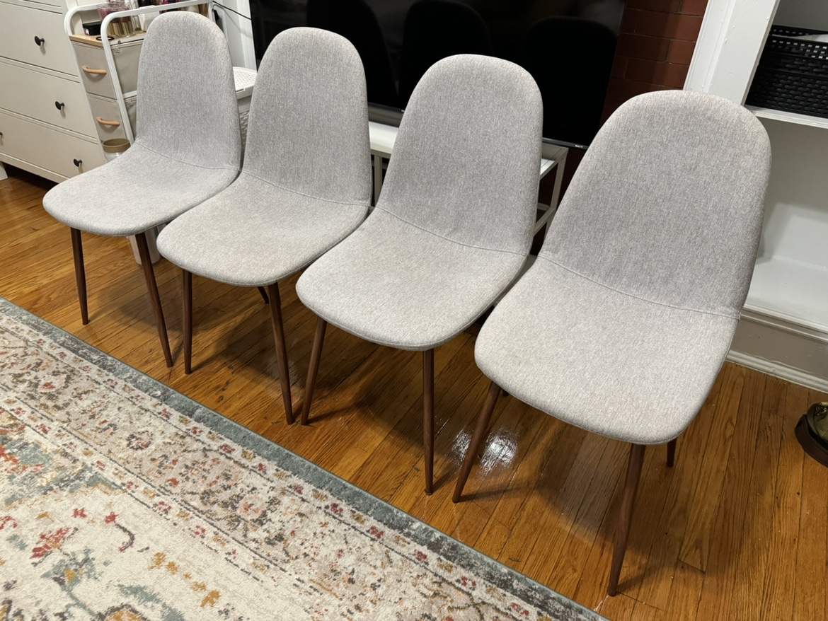 Set of 4 chairs - photo 2