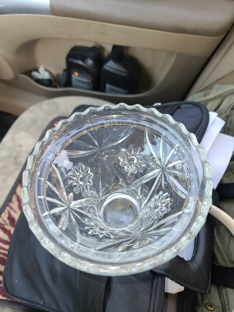 #freecycle glass candy dish - photo 2