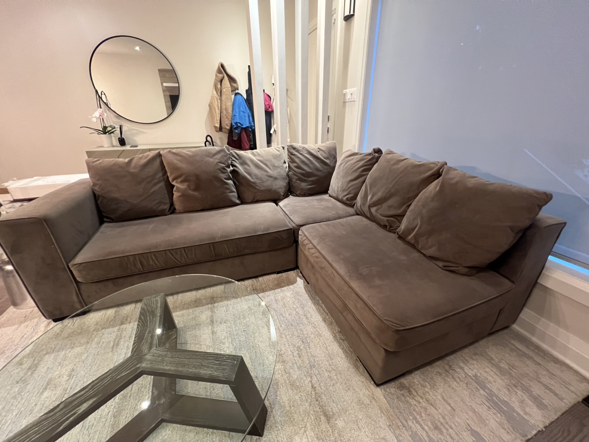 West Elm Sectional Couch - photo 2
