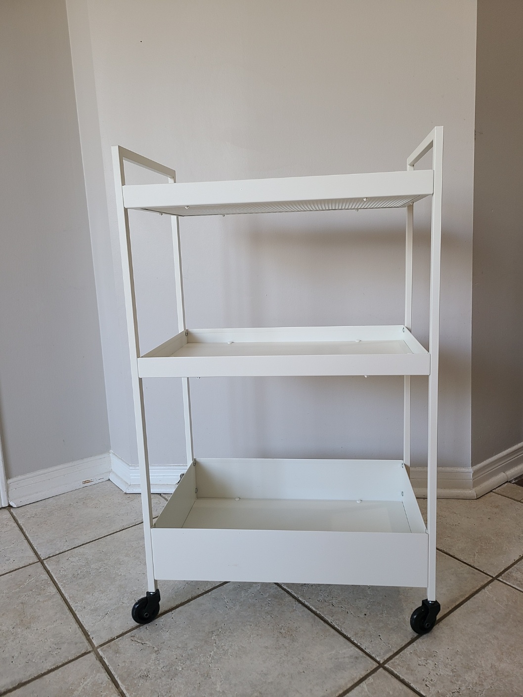 IKEA nissafours utility cart white