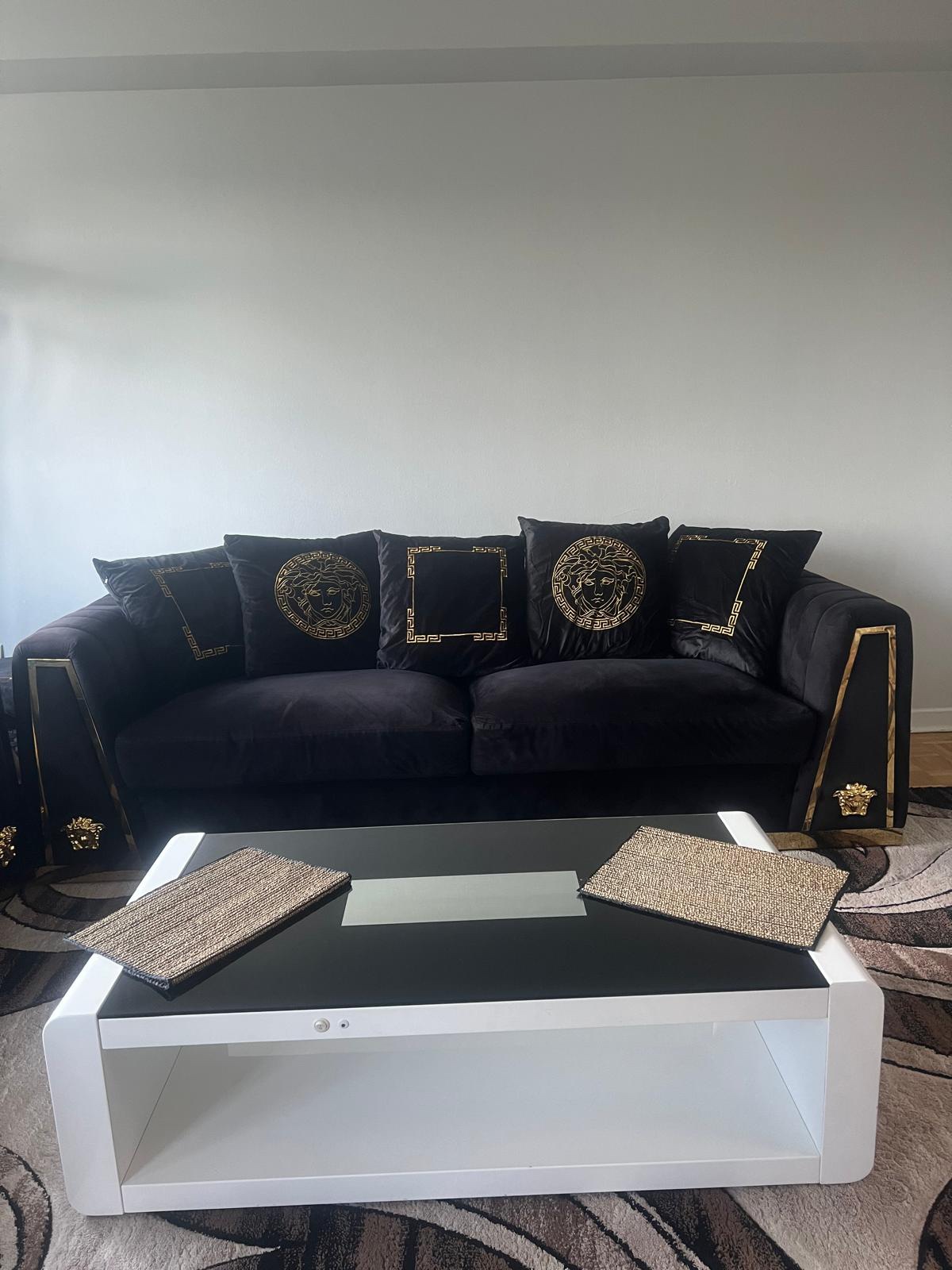 Sofa couch with coffee table two piece 6 person - photo 3