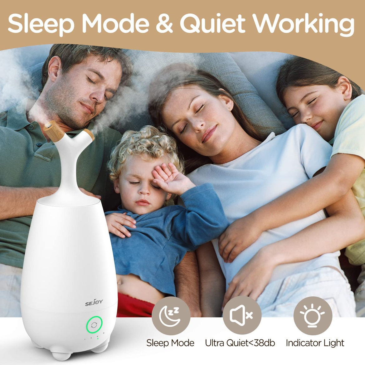 New Humidifiers for Large Room 5L Ultrasonic Cool Mist - photo 3