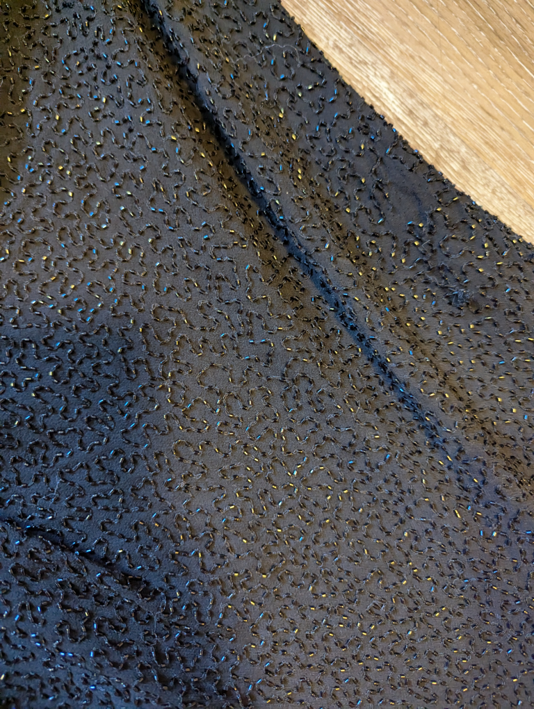 Vintage Ann Taylor black beaded dress - Size 4 image indicator(3)