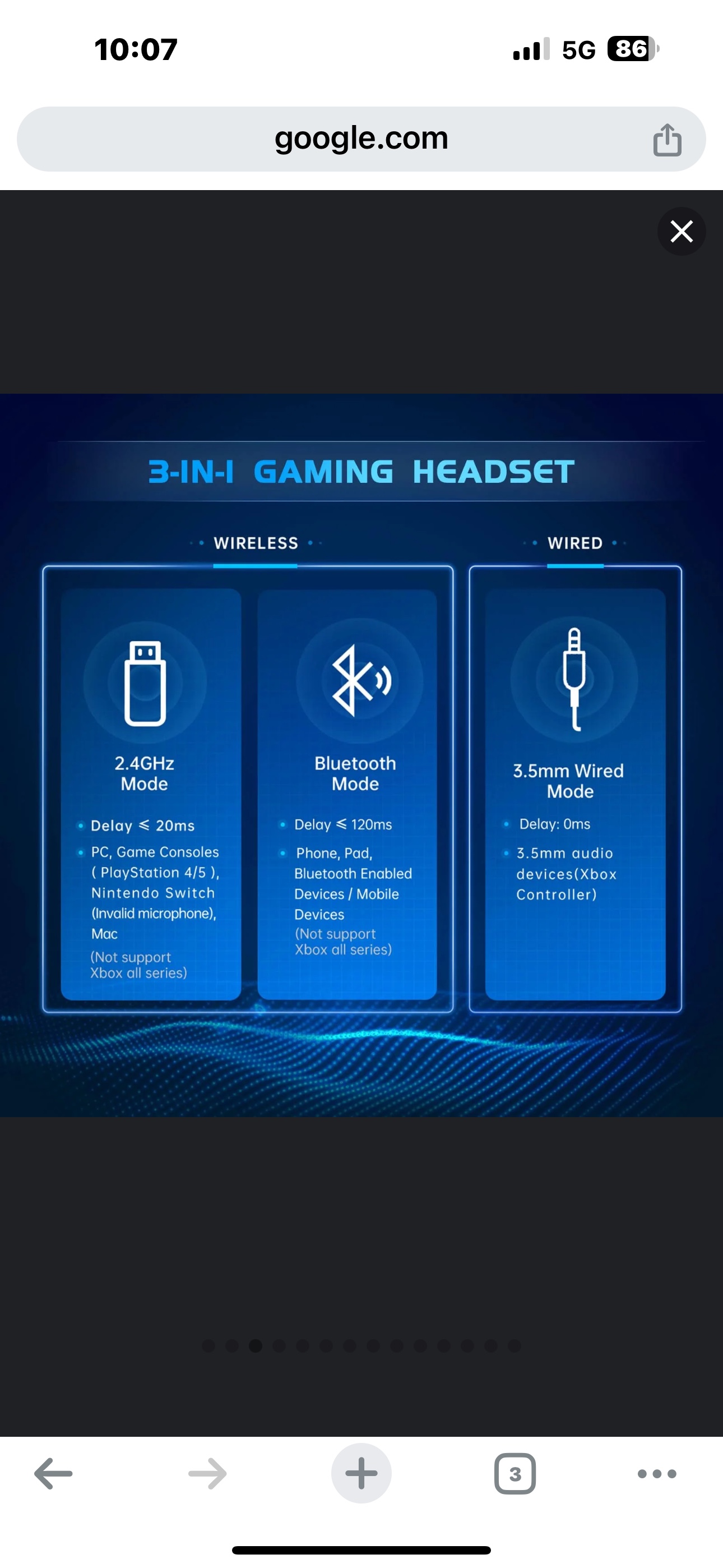 Captain 300 wireless adjustable headset - photo 3