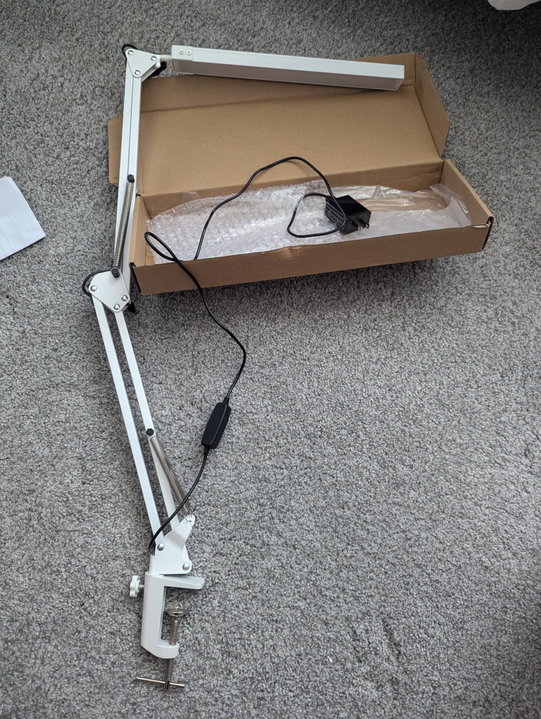 Desk light with clamp - photo 2