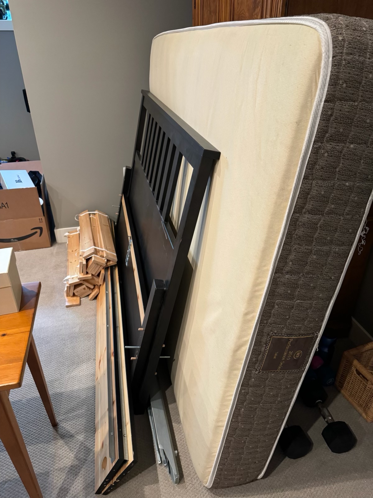 Queen Mattress + Bedframe