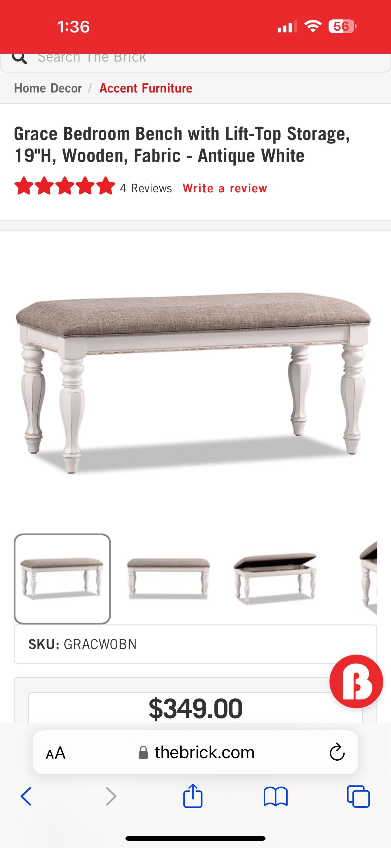 Grace Bench - photo 5
