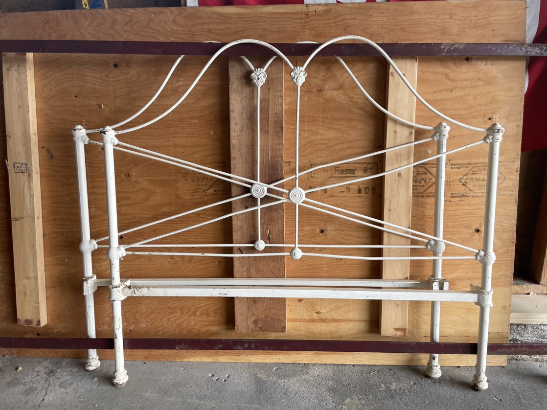 Vintage Cast Iron Bed Frame
