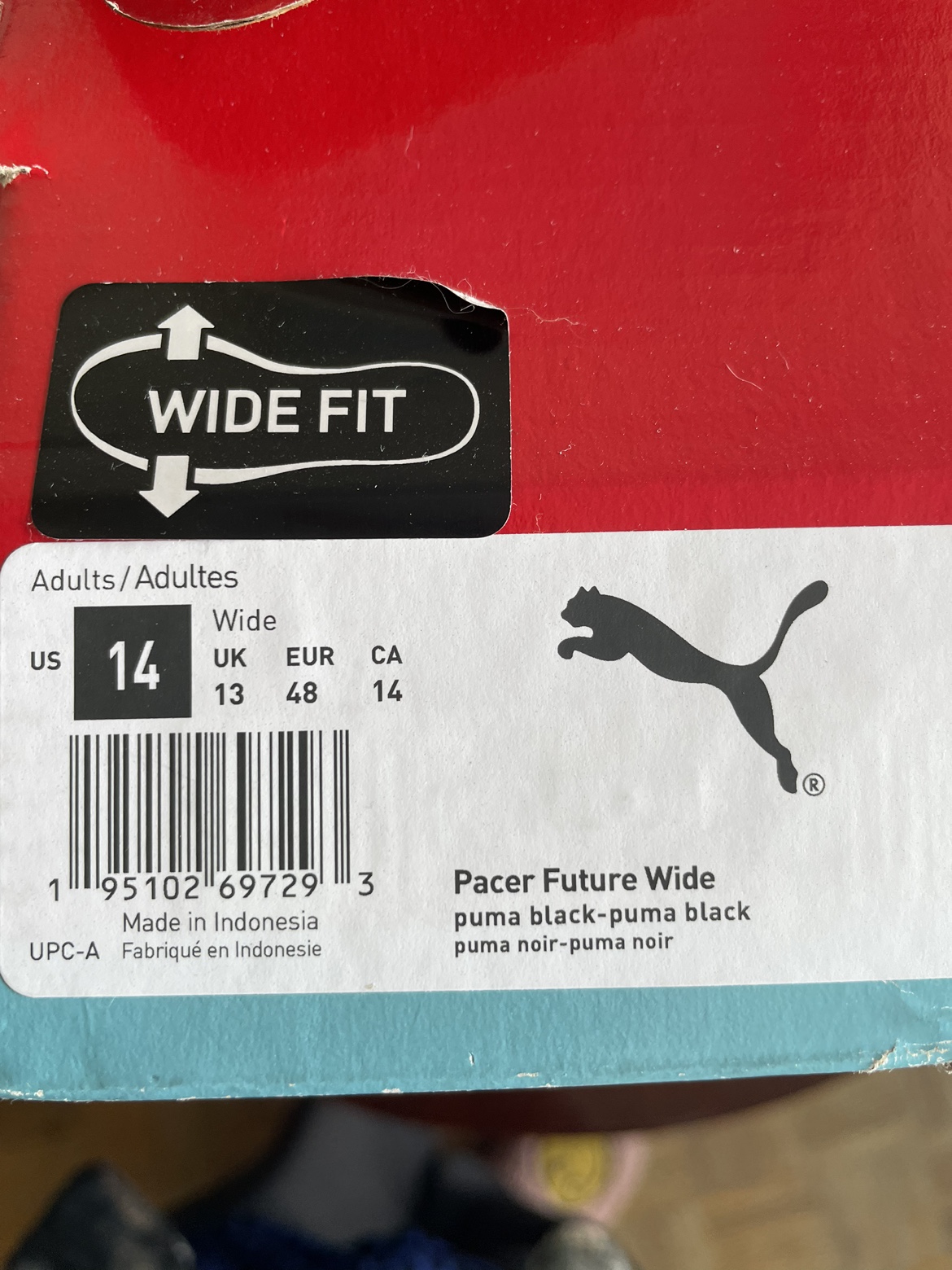 Men’s running shoes puma size 14