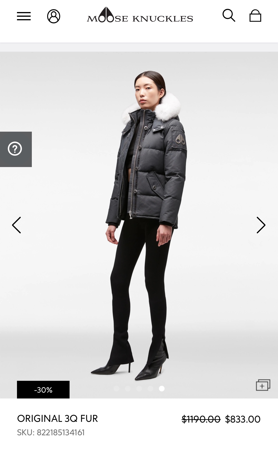 Moose Knuckle Original 3Q Fur Women image indicator(2)