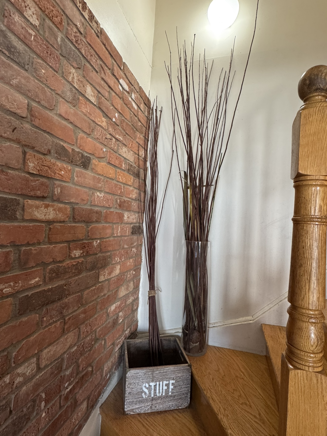 Decorative Branches in Glass Vase #freecycle thumbnail