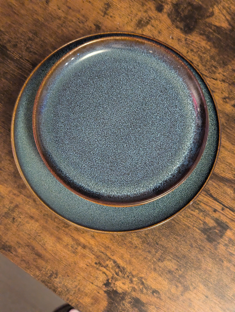 Blue Plates x 8 - photo 2