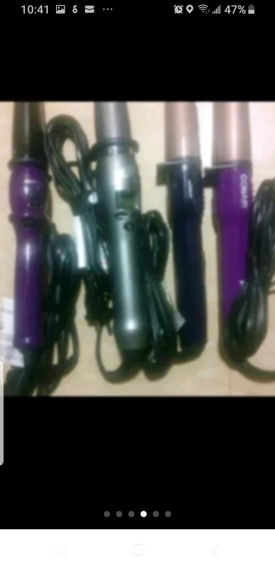 High Brand Quality Portable Hair Straightener,Curler, Wand&Dryer image indicator(4)