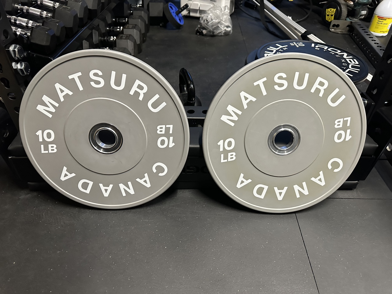 Pair of Olympic 10lbs Training Bumper Plates thumbnail