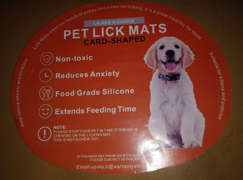 NEW!  2 Pet Licking Mat - Slow Feeder Mat image indicator(8)