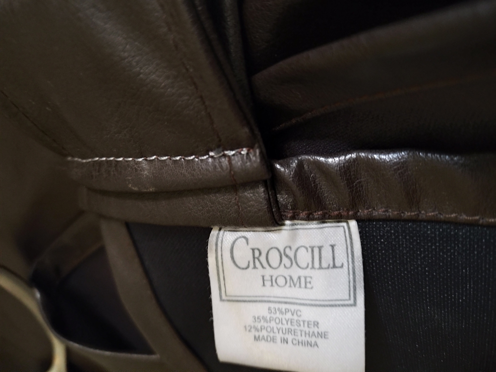 Pleather curtain panels - one set of 2 panels image indicator(3)