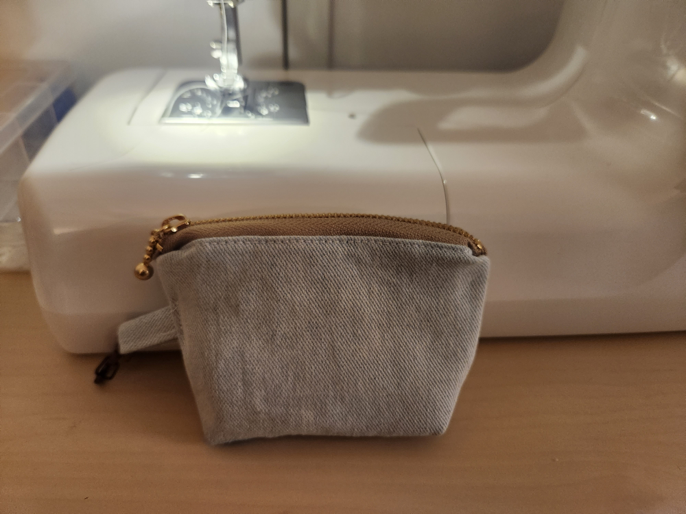 Small Denim Coin Purse