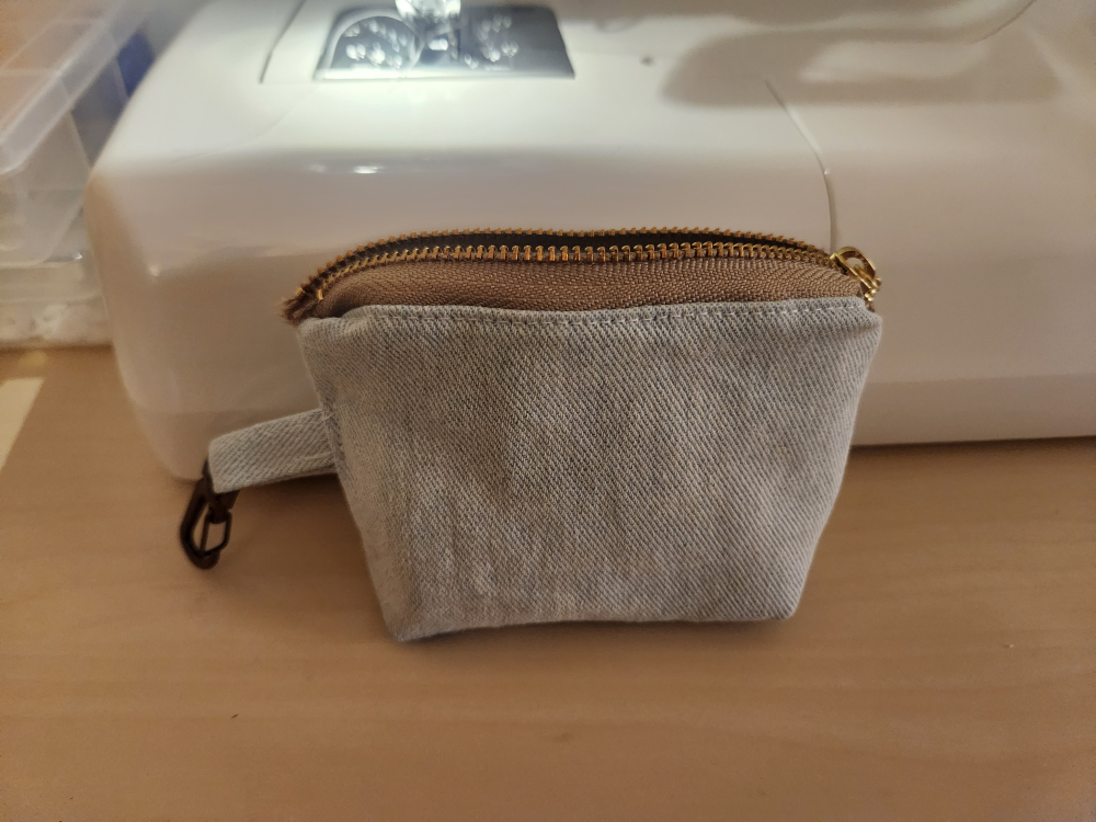 Small Denim Coin Purse - photo 2