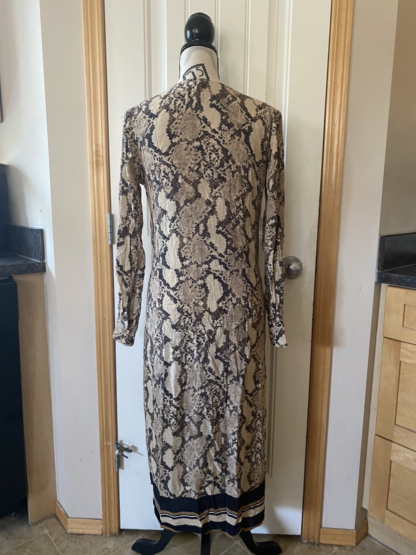 H&M snake print long dress - photo 3