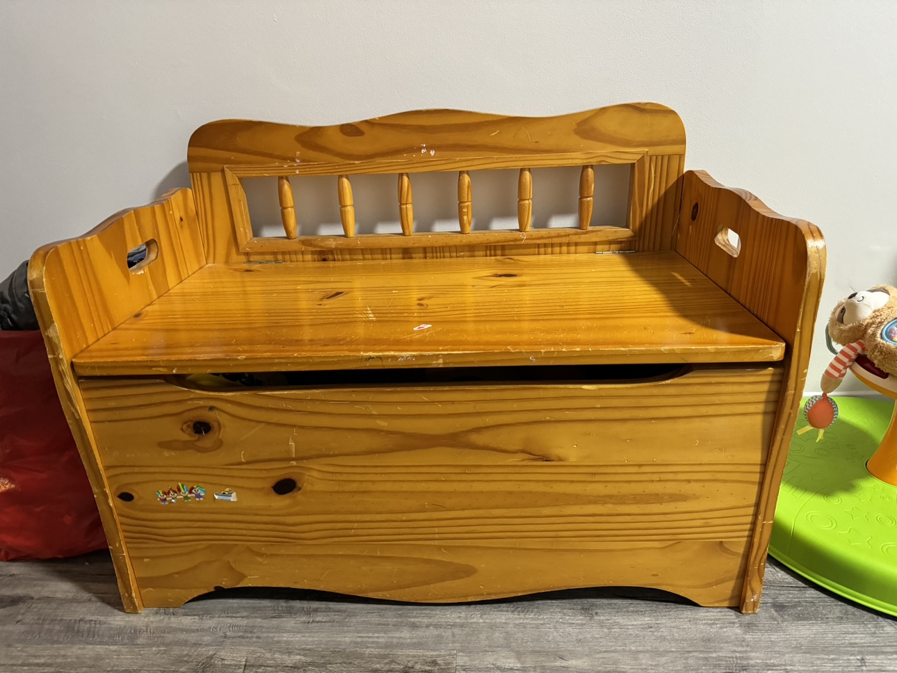 Wooden toy bench thumbnail