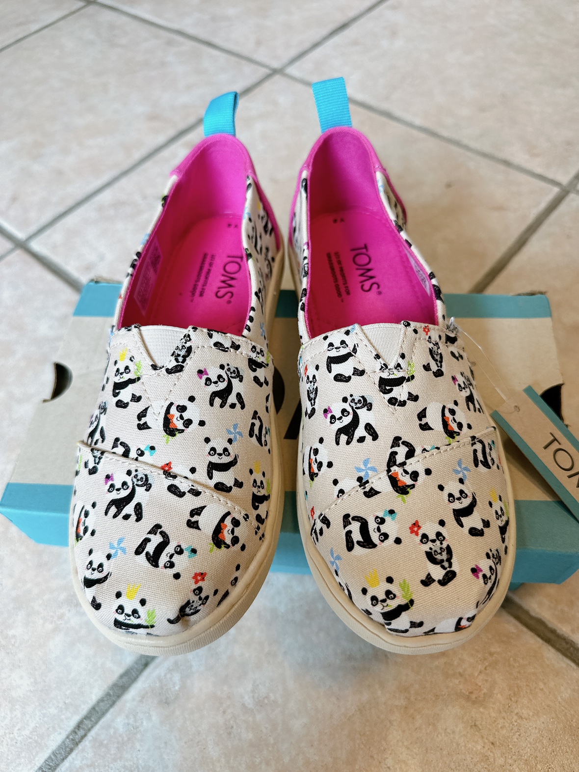 Brand new TOMS Youth sneakers US 2